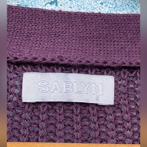 SABLYN Tati Cardigan in purple size large - Picture 9 of 14